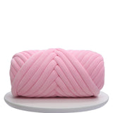 Maxbell 1kg Velvet Chunky Yarn Arm Knitting Rug Making Hand Knit Pet Bed Crocheting Pink