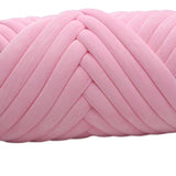 Maxbell 1kg Velvet Chunky Yarn Arm Knitting Rug Making Hand Knit Pet Bed Crocheting Pink