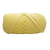 Maxbell 1kg Velvet Chunky Yarn Arm Knitting Rug Making Hand Knit Pet Bed Crocheting Yellow