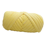 Maxbell 1kg Velvet Chunky Yarn Arm Knitting Rug Making Hand Knit Pet Bed Crocheting Yellow
