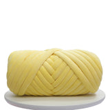 Maxbell 1kg Velvet Chunky Yarn Arm Knitting Rug Making Hand Knit Pet Bed Crocheting Yellow