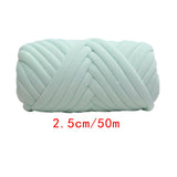 Maxbell 1kg Velvet Chunky Yarn Arm Knitting Rug Making Hand Knit Pet Bed Crocheting Light Green