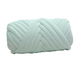 Maxbell 1kg Velvet Chunky Yarn Arm Knitting Rug Making Hand Knit Pet Bed Crocheting Light Green