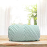 Maxbell 1kg Velvet Chunky Yarn Arm Knitting Rug Making Hand Knit Pet Bed Crocheting Light Green