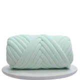 Maxbell 1kg Velvet Chunky Yarn Arm Knitting Rug Making Hand Knit Pet Bed Crocheting Light Green