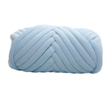 Maxbell 1kg Velvet Chunky Yarn Arm Knitting Rug Making Hand Knit Pet Bed Crocheting Light Blue