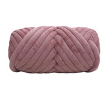 Maxbell 1kg Velvet Chunky Yarn Arm Knitting Rug Making Hand Knit Pet Bed Crocheting Bean paste