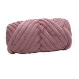 Maxbell 1kg Velvet Chunky Yarn Arm Knitting Rug Making Hand Knit Pet Bed Crocheting Bean paste