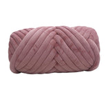 Maxbell 1kg Velvet Chunky Yarn Arm Knitting Rug Making Hand Knit Pet Bed Crocheting Bean paste