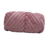 Maxbell 1kg Velvet Chunky Yarn Arm Knitting Rug Making Hand Knit Pet Bed Crocheting Bean paste