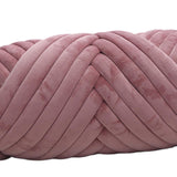 Maxbell 1kg Velvet Chunky Yarn Arm Knitting Rug Making Hand Knit Pet Bed Crocheting Bean paste
