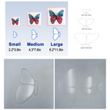Maxbell Butterfly Shaped Quilting Template Crafts Supplies for Patchwork Sewing S
