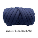 Maxbell Chunky Yarn Polyester for Pillow Handmade Navy Blue