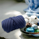 Maxbell Chunky Yarn Polyester for Pillow Handmade Navy Blue