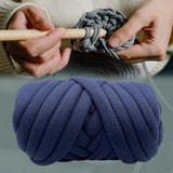 Maxbell Chunky Yarn Polyester for Pillow Handmade Navy Blue