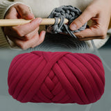 Maxbell Chunky Yarn Polyester for Pillow Handmade Red