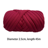 Maxbell Chunky Yarn Polyester for Pillow Handmade Red