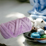 Maxbell Chunky Yarn Polyester for Pillow Handmade Violet