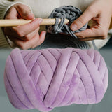 Maxbell Chunky Yarn Polyester for Pillow Handmade Violet