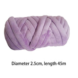 Maxbell Chunky Yarn Polyester for Pillow Handmade Violet