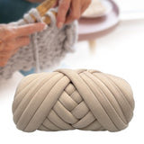 Maxbell Chunky Yarn Polyester for Pillow Handmade Khaki