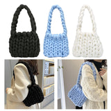 Maxbell Chunky Yarn Household Durable for Blanket DIY Tote Making Cushion Crocheting blue