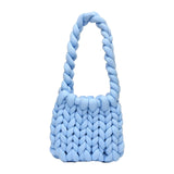 Maxbell Chunky Yarn Household Durable for Blanket DIY Tote Making Cushion Crocheting blue
