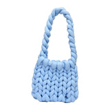 Maxbell Chunky Yarn Household Durable for Blanket DIY Tote Making Cushion Crocheting blue