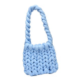 Maxbell Chunky Yarn Household Durable for Blanket DIY Tote Making Cushion Crocheting blue