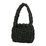Maxbell Chunky Yarn Household Durable for Blanket DIY Tote Making Cushion Crocheting black