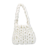 Maxbell Chunky Yarn Household Durable for Blanket DIY Tote Making Cushion Crocheting white