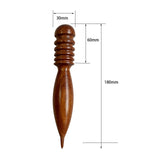 Maxbell Leather Edge Burnisher Wood Polisher Stick for Leather Projects Accessories 18cm