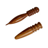 Maxbell Leather Edge Burnisher Wood Polisher Stick for Leather Projects Accessories 18cm