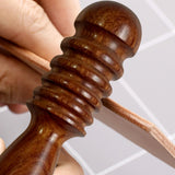 Maxbell Leather Edge Burnisher Wood Polisher Stick for Leather Projects Accessories 18cm