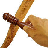 Maxbell Leather Edge Burnisher Wood Polisher Stick for Leather Projects Accessories 18cm