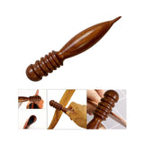 Maxbell Leather Edge Burnisher Wood Polisher Stick for Leather Projects Accessories 18cm