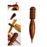 Maxbell Leather Edge Burnisher Wood Polisher Stick for Leather Projects Accessories 18cm