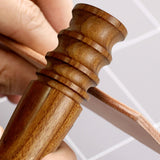 Maxbell Leather Edge Burnisher Wood Polisher Stick for Leather Projects Accessories 12cm