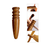 Maxbell Leather Edge Burnisher Wood Polisher Stick for Leather Projects Accessories 12cm