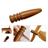 Maxbell Leather Edge Burnisher Wood Polisher Stick for Leather Projects Accessories 12cm