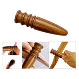 Maxbell Leather Edge Burnisher Wood Polisher Stick for Leather Projects Accessories 12cm