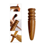 Maxbell Leather Edge Burnisher Wood Polisher Stick for Leather Projects Accessories 12cm