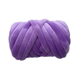 Maxbell Chunky Yarn Durable Comfortable for Crocheting Hand Knitting Weaving Violet