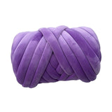 Maxbell Chunky Yarn Durable Comfortable for Crocheting Hand Knitting Weaving Violet