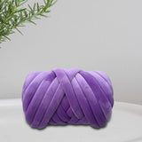 Maxbell Chunky Yarn Durable Comfortable for Crocheting Hand Knitting Weaving Violet
