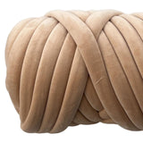 Maxbell Chunky Yarn Durable Comfortable for Crocheting Hand Knitting Weaving Khaki