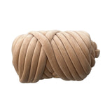 Maxbell Chunky Yarn Durable Comfortable for Crocheting Hand Knitting Weaving Khaki