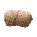 Maxbell Chunky Yarn Durable Comfortable for Crocheting Hand Knitting Weaving Khaki