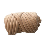 Maxbell Chunky Yarn Durable Comfortable for Crocheting Hand Knitting Weaving Khaki