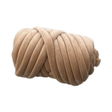 Maxbell Chunky Yarn Durable Comfortable for Crocheting Hand Knitting Weaving Khaki